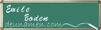 Emile Boden Visitenkarte